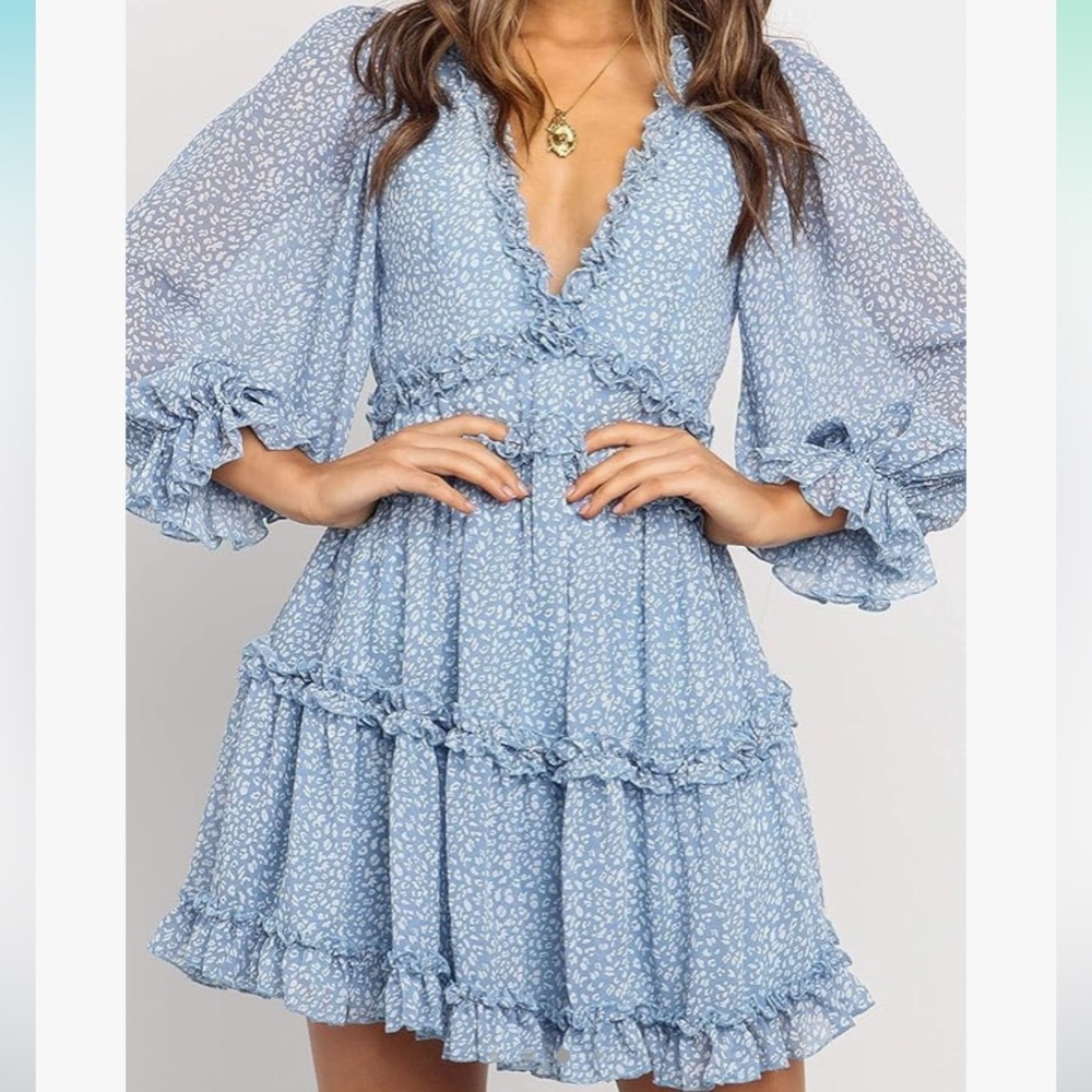 Blue dress